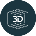 3D tegninger af trappe